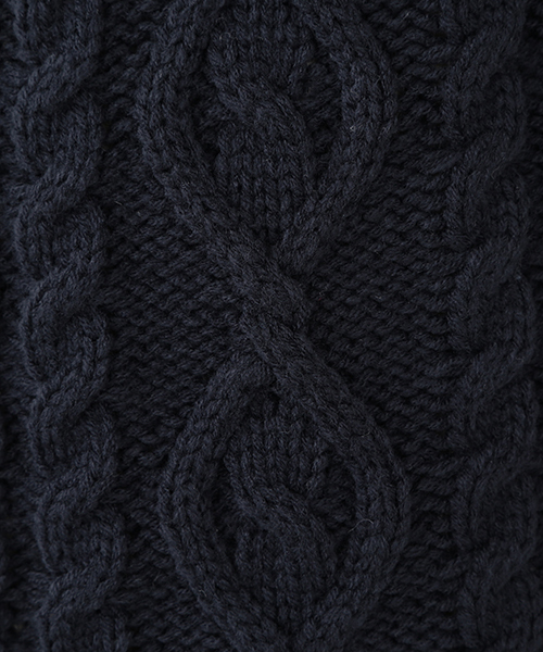 CAROLINA GLASER（カロリナ グレイサー）の「CAROLINA GLASER / ボアニット ワンピース（ワンピース・レディース・クリーム/ネイビー・ONE SIZE）」の10枚目の写真