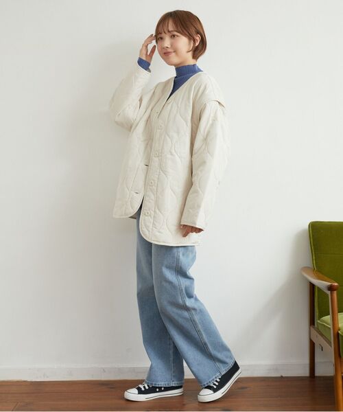 RETRO GIRL(レトロガール)の「2wayキルティングJK(その他アウター・レディース・ブラック/ホワイト系その他/ナチュラル/グリーン・FREE)」の20枚目の写真