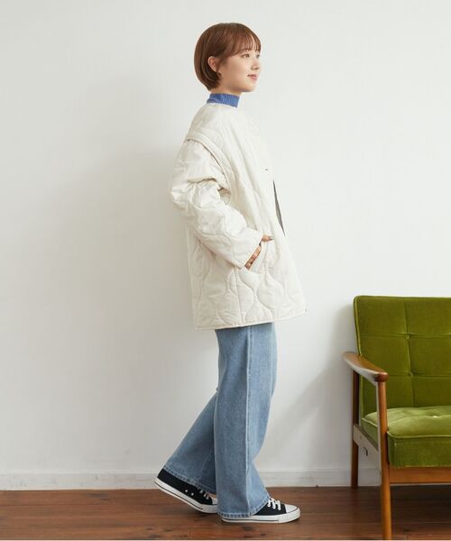 RETRO GIRL(レトロガール)の「2wayキルティングJK(その他アウター・レディース・ブラック/ホワイト系その他/ナチュラル/グリーン・FREE)」の21枚目の写真