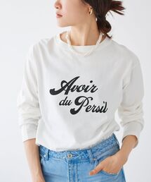 le.coeur blanc | フレンチフレーズロンTEE(Tシャツ/カットソー)