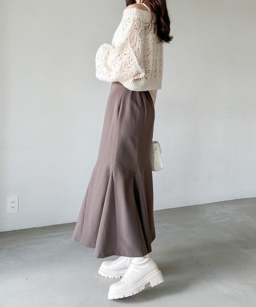 Heather(ヘザー)の「フレアマーメイドスカート 978519(スカート・レディース・ブラウン/ブラック・S/M)」の13枚目の写真