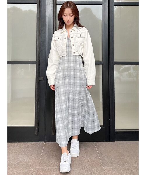 RESEXXY（リゼクシー）の「ポンチフレアキャミワンピース（ワンピース・レディース・その他1/ブラック・FREE）」の5枚目の写真