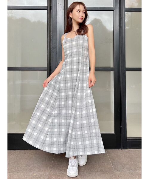 RESEXXY（リゼクシー）の「ポンチフレアキャミワンピース（ワンピース・レディース・その他1/ブラック・FREE）」の6枚目の写真