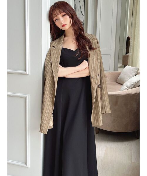 RESEXXY（リゼクシー）の「ポンチフレアキャミワンピース（ワンピース・レディース・その他1/ブラック・FREE）」の9枚目の写真