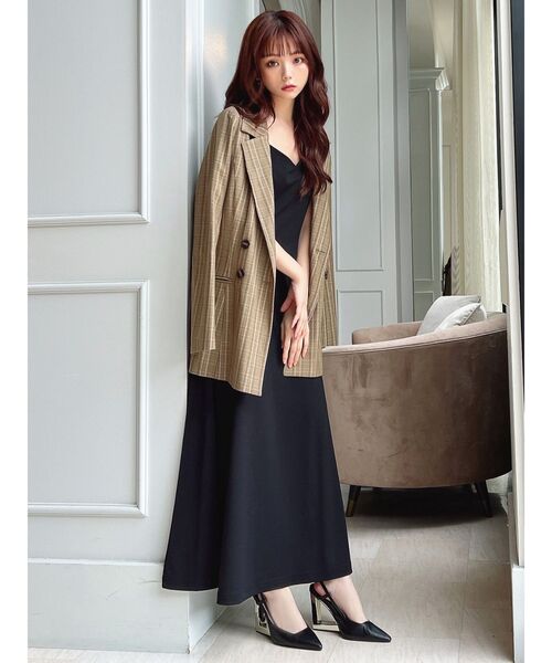 RESEXXY（リゼクシー）の「ポンチフレアキャミワンピース（ワンピース・レディース・その他1/ブラック・FREE）」の11枚目の写真