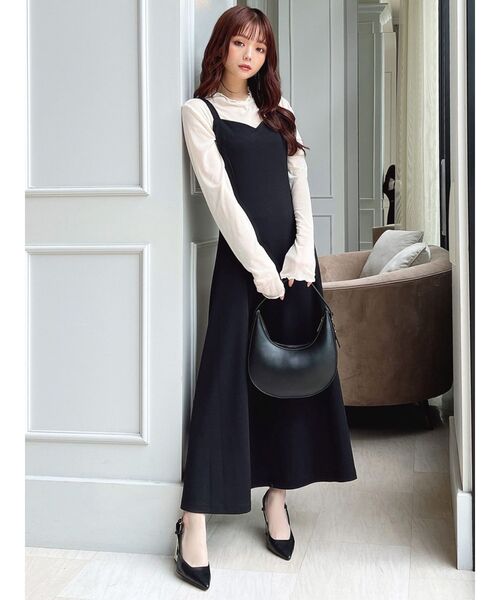 RESEXXY（リゼクシー）の「ポンチフレアキャミワンピース（ワンピース・レディース・その他1/ブラック・FREE）」の15枚目の写真