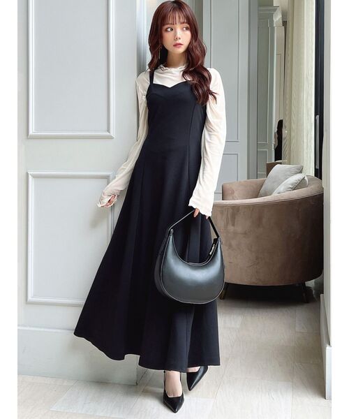 RESEXXY（リゼクシー）の「ポンチフレアキャミワンピース（ワンピース・レディース・その他1/ブラック・FREE）」の16枚目の写真