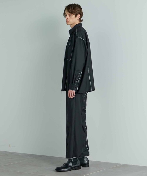 オムプリッセ　センターラインパンツ カットオフセンターラインパンツ