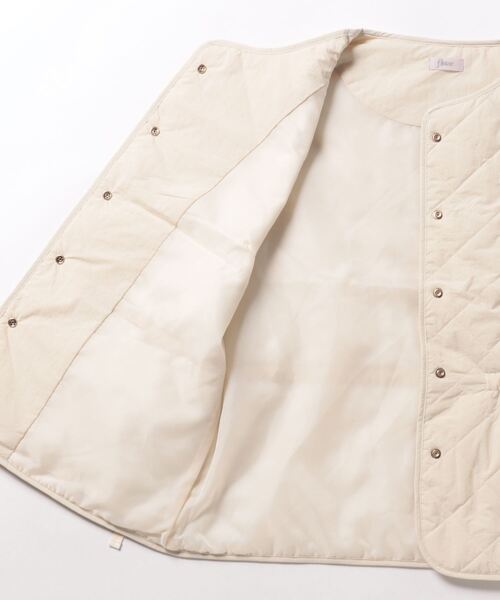 flower（フラワー）の「キルティングリボンベスト2（ベスト・レディース・アイボリー・FREE）」の21枚目の写真