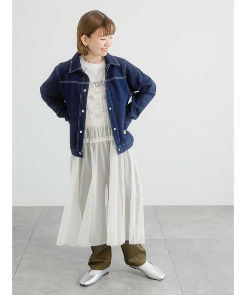 グッドイナフ UK / ムラ糸 コットン ジャケット / ブルー / L グッドイナフ UK / ムラ糸 コットン ジャケット / ブルー / L