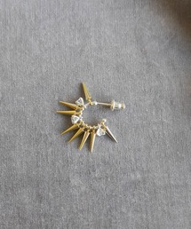 e.m.スタッズ×ジルコニアピアス片耳 e.m.スタッズ×ジルコニアピアス片耳