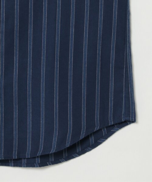 ikka（イッカ）の「イージーケアフランネルバンドカラー（シャツ/ブラウス・メンズ・ブルー/ブラック/グレー・M/S/L/XL）」の11枚目の写真