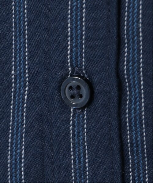 ikka（イッカ）の「イージーケアフランネルバンドカラー（シャツ/ブラウス・メンズ・ブルー/ブラック/グレー・M/S/L/XL）」の15枚目の写真