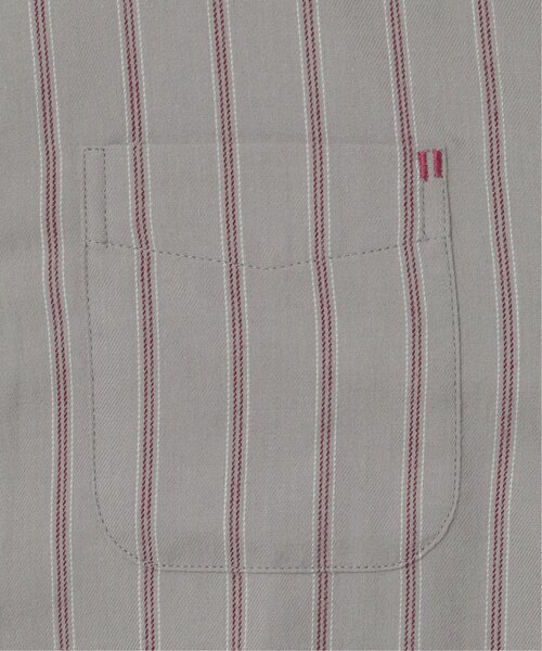 ikka（イッカ）の「イージーケアフランネルバンドカラー（シャツ/ブラウス・メンズ・ブルー/ブラック/グレー・M/S/L/XL）」の18枚目の写真