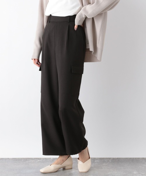 GLOBAL WORK（グローバルワーク）の「お手入れらくらく2WAYカーゴパンツ/969681（カーゴパンツ・レディース・オフホワイト/ダークグレー/カーキ・MEDIUM/LARGE）」の19枚目の写真