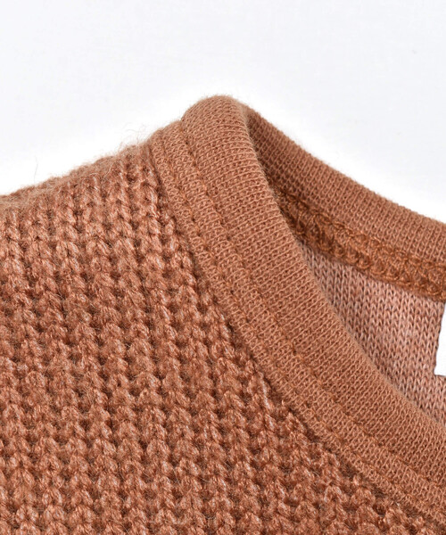 SLAP SLIP BABY（スラップスリップベビー）の「【お揃い】アニマルワッペン付レイヤード風チェックパンツロンパースベビー(70~80cm)（ロンパース・キッズ・オフホワイト/ブラウン・70cm/80ｃｍ）」の16枚目の写真