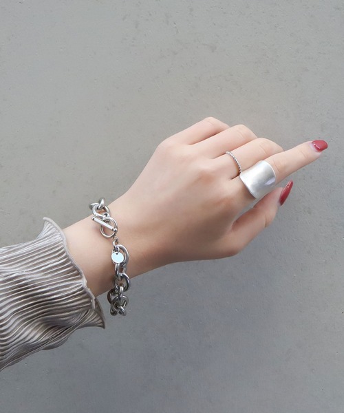 blackdia ocean（ブラックダイヤオーシャン）の「blackdia ocean オーバルチェーンマンテルブレスレット（ブレスレット・レディース・ゴールド/シルバー・FREE）」の7枚目の写真