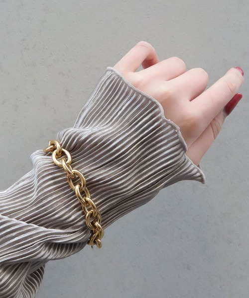 blackdia ocean（ブラックダイヤオーシャン）の「blackdia ocean オーバルチェーンマンテルブレスレット（ブレスレット・レディース・ゴールド/シルバー・FREE）」の8枚目の写真