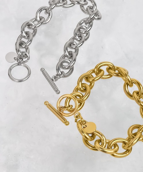 blackdia ocean（ブラックダイヤオーシャン）の「blackdia ocean オーバルチェーンマンテルブレスレット（ブレスレット・レディース・ゴールド/シルバー・FREE）」の12枚目の写真