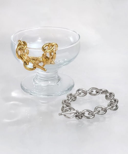 blackdia ocean（ブラックダイヤオーシャン）の「blackdia ocean オーバルチェーンマンテルブレスレット（ブレスレット・レディース・ゴールド/シルバー・FREE）」の13枚目の写真