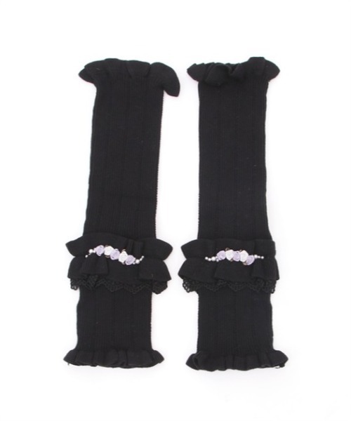 axes femme(アクシーズファム)の「巻薔薇ニットアームウォーマー(アームカバー・レディース・ブラック/キナリ/ピンク・FREE)」の13枚目の写真