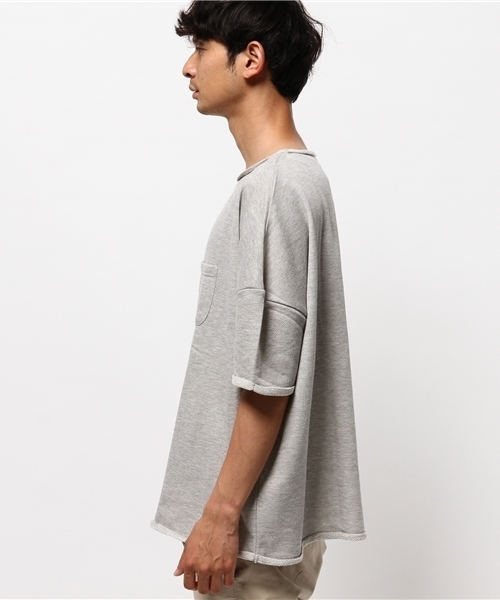 WHO'S WHO gallery（フーズフーギャラリー）の「POPガーゼ裏毛ボートネック（Tシャツ/カットソー・メンズ・ホワイト/グレー/ネイビー・LARGE/MEDIUM）」の10枚目の写真