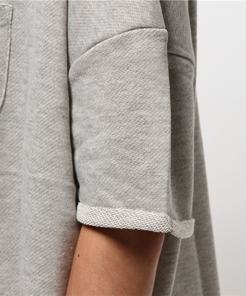 WHO'S WHO gallery（フーズフーギャラリー）の「POPガーゼ裏毛ボートネック（Tシャツ/カットソー・メンズ・ホワイト/グレー/ネイビー・LARGE/MEDIUM）」の5枚目の写真