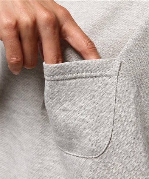 WHO'S WHO gallery（フーズフーギャラリー）の「POPガーゼ裏毛ボートネック（Tシャツ/カットソー・メンズ・ホワイト/グレー/ネイビー・LARGE/MEDIUM）」の6枚目の写真