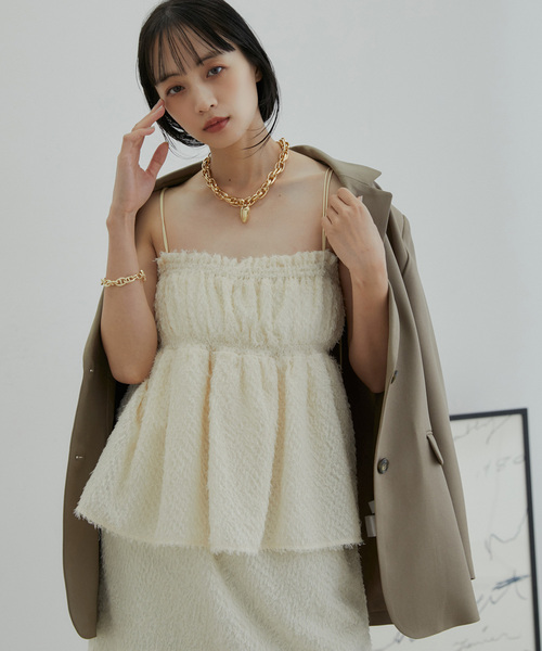 VIS（ビス）の「フリンジキャミチュニック（チュニック）」 - WEAR