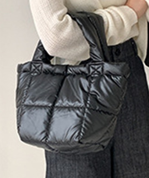 セール】ツヤめくキルティングミニハンドバッグ（ハンドバッグ）｜DAY