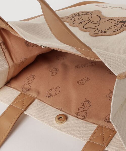 公式】トムとジェリー カラーパイピング トートバッグ（トートバッグ