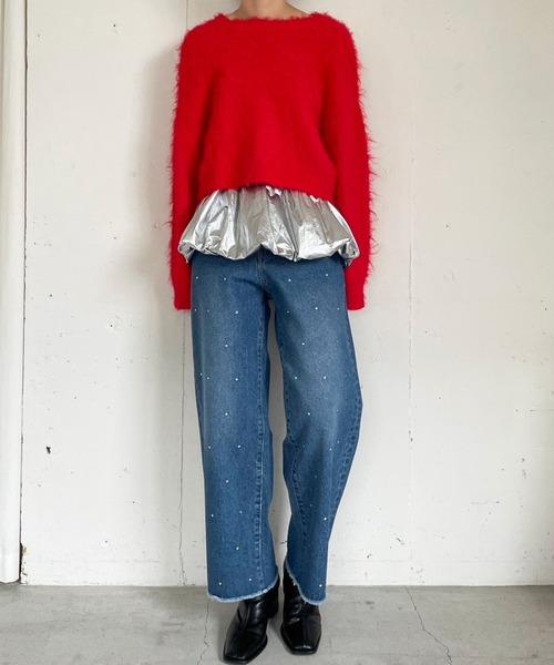 LOWRYS FARM(ローリーズファーム)の「メタリックリバーシブルキャミ 989252(キャミソール・レディース・シルバー/ブラック/ブルー・FREE)」の11枚目の写真