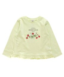 スプリングモチーフプリント長袖Tシャツ