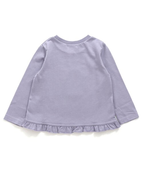 Seraph（セラフ）の「スプリングモチーフプリント長袖Tシャツ（Tシャツ/カットソー・キッズ・ライム/ラベンダー/サーモンピンク/オフホワイト・110/120/100/90/80/130/95/140）」の9枚目の写真