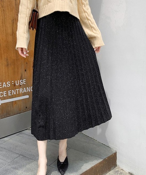 Miniministore(ミニミニストア)の「プリーツスカート レディース(スカート・レディース・ブラック/ベージュ/ダークグレー/ブラウン/グレイッシュベージュ・フリー)」の8枚目の写真
