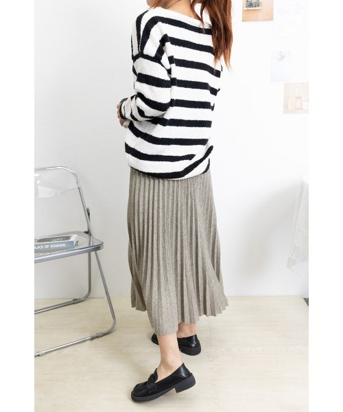 Miniministore(ミニミニストア)の「プリーツスカート レディース(スカート・レディース・ブラック/ベージュ/ダークグレー/ブラウン/グレイッシュベージュ・フリー)」の12枚目の写真
