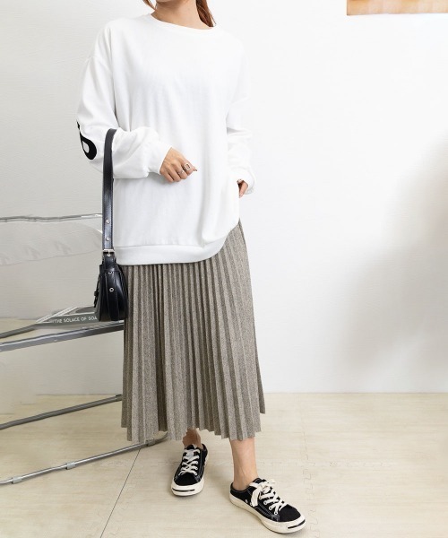 Miniministore(ミニミニストア)の「プリーツスカート レディース(スカート・レディース・ブラック/ベージュ/ダークグレー/ブラウン/グレイッシュベージュ・フリー)」の19枚目の写真