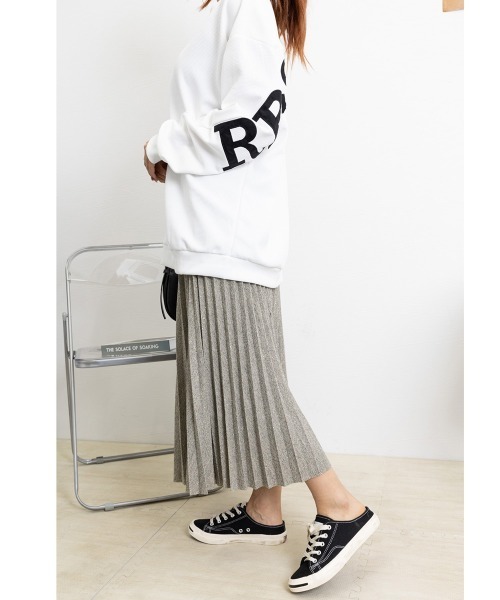 Miniministore(ミニミニストア)の「プリーツスカート レディース(スカート・レディース・ブラック/ベージュ/ダークグレー/ブラウン/グレイッシュベージュ・フリー)」の20枚目の写真