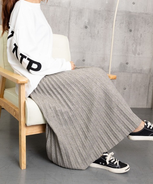 Miniministore(ミニミニストア)の「プリーツスカート レディース(スカート・レディース・ブラック/ベージュ/ダークグレー/ブラウン/グレイッシュベージュ・フリー)」の22枚目の写真