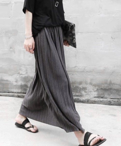 Miniministore（ミニミニストア）の「プリーツスカート レディース（スカート・レディース・ライトグレー/ダークグレー/ワインレッド/ネイビー/ブラック・フリー/XL/L）」の8枚目の写真