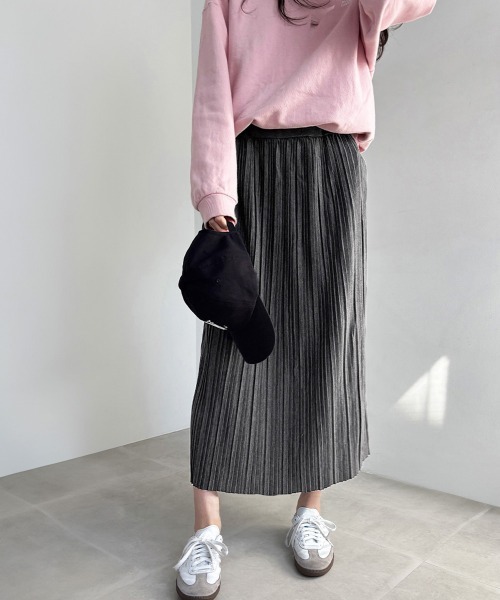 Miniministore（ミニミニストア）の「プリーツスカート レディース（スカート・レディース・ライトグレー/ダークグレー/ワインレッド/ネイビー/ブラック・フリー/XL/L）」の10枚目の写真