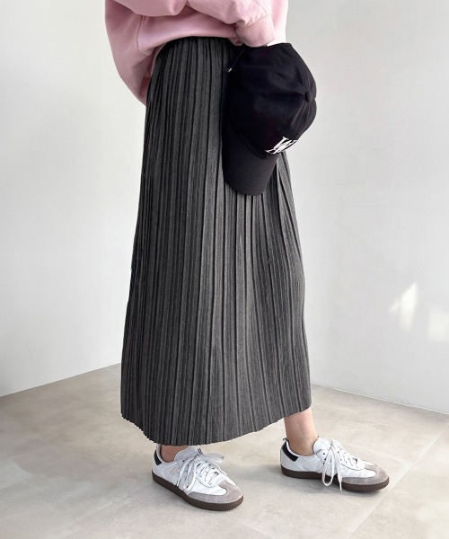 Miniministore（ミニミニストア）の「プリーツスカート レディース（スカート・レディース・ライトグレー/ダークグレー/ワインレッド/ネイビー/ブラック・フリー/XL/L）」の11枚目の写真