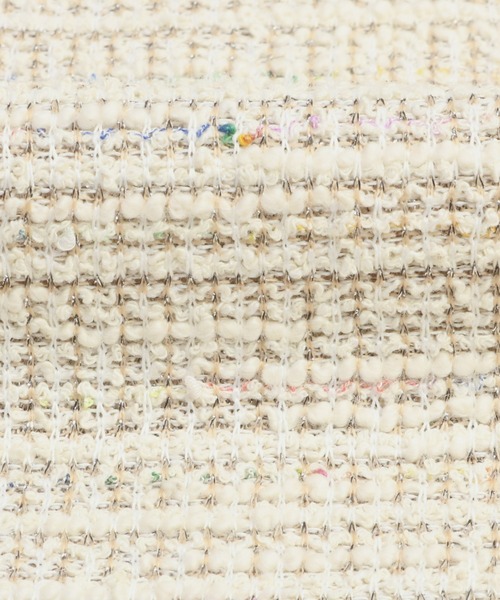 TOKYO SHIRTS（トウキョウシャツ）の「チャーム付きツイードプルオーバー（シャツ/ブラウス・レディース・ブラック/ベージュ・M/L/LL）」の8枚目の写真