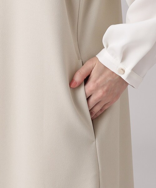 SHOO・LA・RUE(シューラルー)の「【通勤/デイリー/セットアップ可】マルチに使える カットジョーゼット ジレ(ベスト・レディース・ベージュ系その他7/ブラック系3・02/03/04)」の20枚目の写真