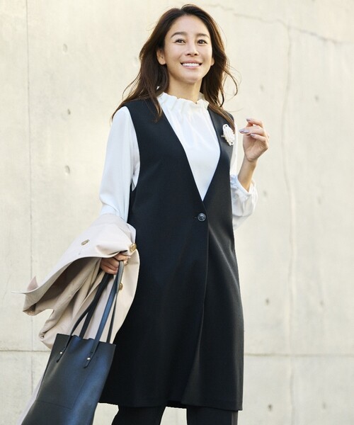 通勤／デイリー／セットアップ可】マルチに使える カットジョーゼット