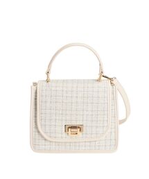 MERCURYDUO | ツイードパイピングバッグ(ハンドバッグ)