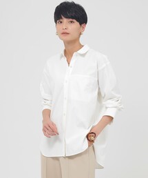 【ウォッシャブル】【接触冷感】【吸水速乾】【UV対策】ソフトタイプライターベーシックシャツ
