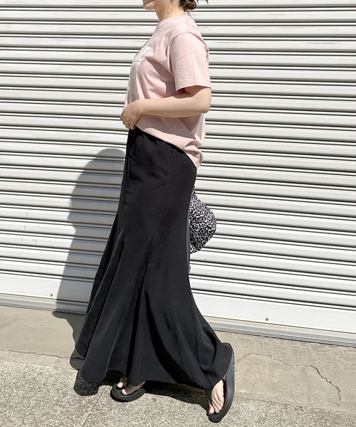 JOURNAL STANDARD relume（ジャーナルスタンダード　レリューム）の「美シルエット。フィブリルレーヨンポリエステルマーメイドスカート（スカート・レディース・ブラック/オリーブ・FREE）」の7枚目の写真