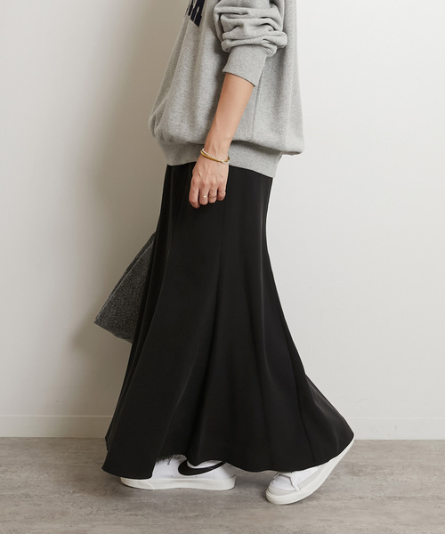 JOURNAL STANDARD relume（ジャーナルスタンダード　レリューム）の「美シルエット。フィブリルレーヨンポリエステルマーメイドスカート（スカート・レディース・ブラック/オリーブ・FREE）」の20枚目の写真