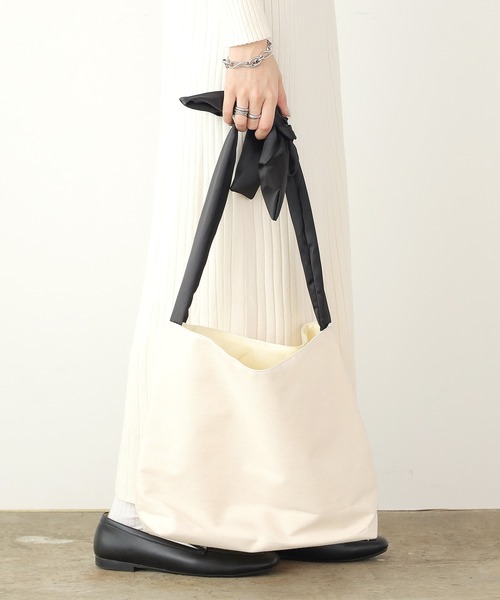 Chick（チック）の「リボンワンハンドルバッグ（ハンドバッグ・レディース・ホワイト・FREE）」の12枚目の写真